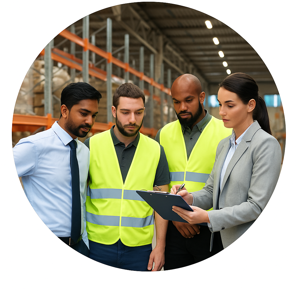 Logistics planning meeting photo